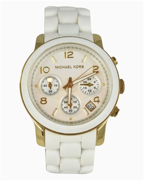 relogio michael kors feminino branco|relogio michael kors feminino.